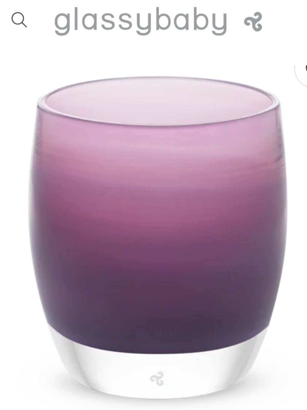 Glassbaby Belle Votive